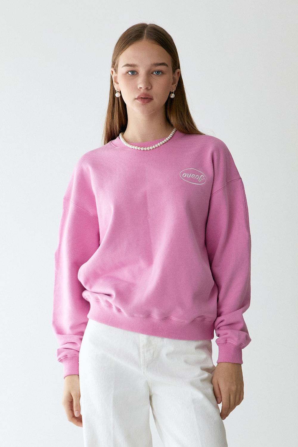 Niddle sweatshirts_pink